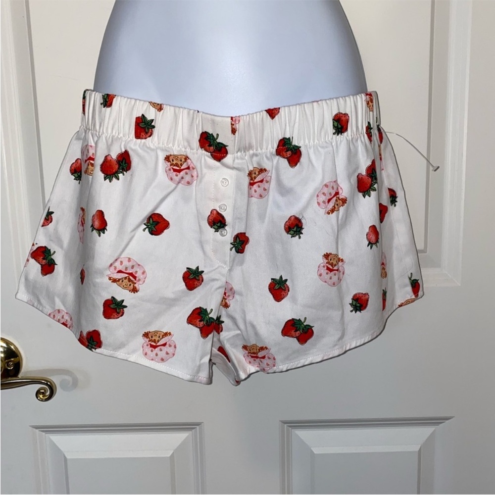Strawberry Shortcake White Shorts
